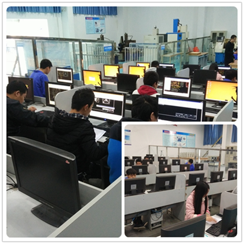 第八届知识技能节“机械ＣＡＤ绘图比赛”决赛圆满结束