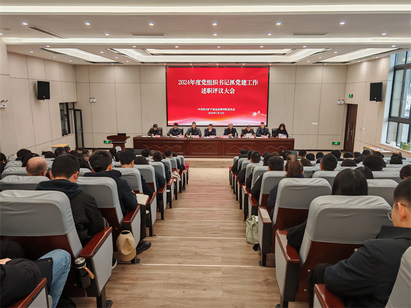 院党委开展2024年度党组织书记抓党建工作述职评议考核大会